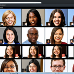 **Vibrant online community forum:** Depict diverse members engaging in lively discussions on a modern platform. Focus on user-friendly interface, clear message threads, and easy content sharing. Highlight a sense of connection and shared interest.